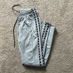 Gray joggers/track pants